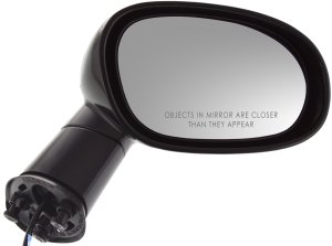 Power Mirror for Dodge Challenger 2008-2012, Right (Passenger) Side, Manual Folding, Non-Heated, Paintable, Replacement