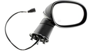 Power Mirror for Dodge Challenger 2008-2012, Right (Passenger) Side, Manual Folding, Heated, Paintable, Replacement
