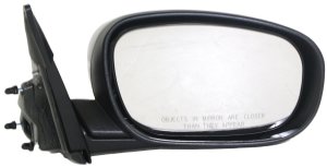 Power Mirror for Dodge Charger (2006-2010) and Chrysler 300 (2005-2010), Right (Passenger) Side, Manual Folding, Heated, Paintable, Replacement