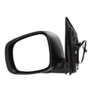 Power Heated Textured Manual Folding Mirror for Dodge Grand Caravan 2008-2019, Chrysler Town & Country 2008-2016, Left (Driver), Without One Touch Feature, Replacement
