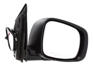 Power Heated Manual Folding Right (Passenger) Side Mirror for Dodge Grand Caravan 2008-2019 & Chrysler Town & Country 2008-2016, Textured, without One Touch Feature, Replacement