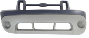 Front Bumper Cover for Ford Explorer/Explorer Sport Trac 2001-2003, Primed (Ready to Paint), without Fog Light Holes, Replacement