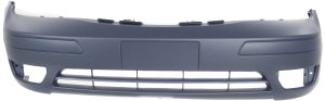 Front Bumper Cover for 2005-2007 Ford Focus, Primed (Ready to Paint), Compatible with 2006-2007 Models without Appearance Package, Replacement