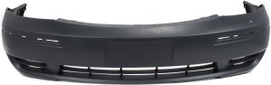 Front Bumper Cover for Ford Five Hundred 2005-2006, Primed (Ready to Paint), without Fog Light Holes, SE Model, Replacement