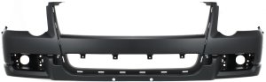 Upper Front Bumper Cover for Ford Explorer 2006-2010, Primed (Ready to Paint), for Eddie Bauer/XLT Models, Replacement