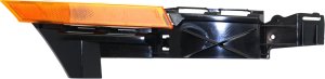 Front Reinforcement Cover for Ford Fusion/Mercury Milan 2006-2009 Right (Passenger) Side with Side Marker Light, Replacement