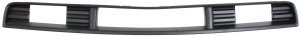 Front Bumper Grille for Ford Mustang 2006-2009, Textured Gray, with Pony Package - Compatible with Base, Deluxe/Premium Models, Replacement
