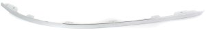 Front Bumper Molding for Ford Five Hundred 2005-2007, Left (Driver), Plastic, Chrome, Replacement