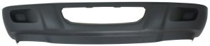 Front Lower Valance Panel for 2001-2003 Ranger, Primed (Ready to Paint), Excluding STX Model, Without Fog Light Holes, Replacement