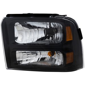 Headlight Assembly for Ford F-Series Super Duty 2005-2007, Left (Driver), Halogen, with Harley-Davidson Edition Model, Replacement