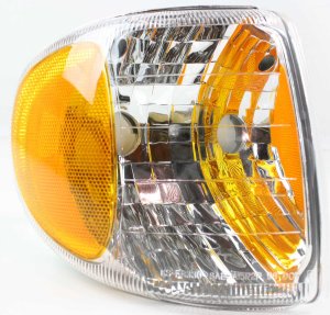 Corner Light for Mercury Mountaineer 1998-2001, Right (Passenger), Lens and Housing, Replacement