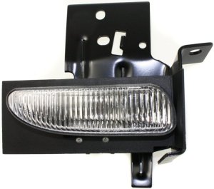 Front Fog Light Assembly for 1996-1998 Ford Mustang, Right (Passenger) Side, Excludes Cobra Model, Replacement