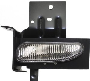Front Fog Light Assembly for 1996-1998 Mustang, Left (Driver), Excludes Cobra Model, Replacement