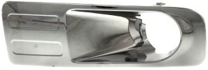 Front Fog Light Molding for Ford Fusion 2006-2009, Right (Passenger) Side, Chrome, Replacement