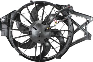 Radiator Fan Assembly for 2001-2004 Ford Mustang, V8, 4.6L Engine, Replacement