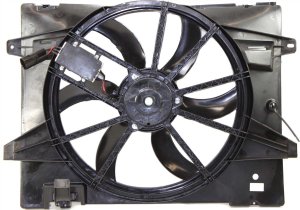 Radiator Fan Shroud Assembly for Ford Crown Victoria 2006-2011, with Control Module, Replacement