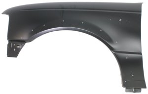 Front Fender for 2004-2005 Ford Ranger, Left (Driver) Side, Primed (Ready to Paint) with Wheel Opening Molding Holes, Replacement