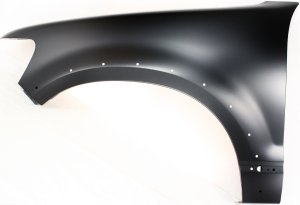 Front Fender Primed (Ready to Paint), for 2006-2010 Ford Explorer, Left (Driver) Side, Excludes XLS Model, with Wheel Opening Molding Holes, Replacement