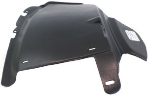 Front Fender Liner for Ford Explorer/Mercury Mountaineer 2002-2005, Left (Driver) Front Section, with Wheel Opening Moldings, Replacement