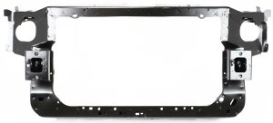 Radiator Support Assembly for Ford Mustang 1999-2004, Black, Steel, Replacement
