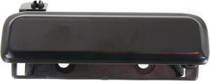 Exterior Front Door Handle for Ford Mustang (1979-1993)/Ranger (1983-1992), Right (Passenger), Zinc Black, without Keyhole, Metal, Replacement
