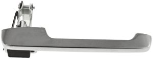 Front Exterior Door Handle in Chrome for Ford F-Series Trucks 1980-1997, Right (Passenger) Side, Replacement