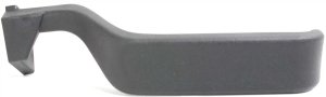 Front Interior Door Handle for Ford F-Series 1987-1996, Right (Passenger), Black Plastic, Also Fits Rear, Replacement