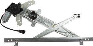 Front Window Regulator for Ford Windstar (1995-2003) & Freestar (2004-2007), Power, with Motor, Left (Driver), Replacement