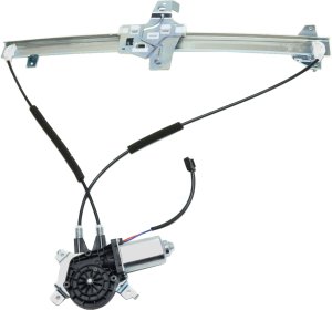 Power Front Window Regulator with Motor for Ford Econoline Van 1992-2014, Left (Driver), Replacement