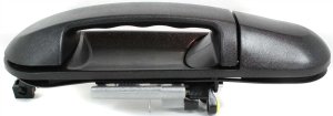 Exterior Rear Door Handle for 2002-2010 Ford Explorer/Mercury Mountaineer, Right (Passenger), Textured Black, Replacement