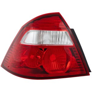 Tail Light Lens and Housing for Ford Five Hundred 2005-2007, Left (Driver) Side, Replacement
