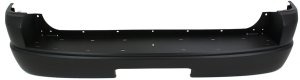 Rear Bumper Cover for Ford Explorer 2002-2010, Primed (Ready to Paint), without Rear Object Sensor Hole, Replacement