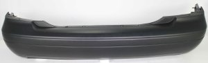 Rear Bumper Cover for Ford Focus 2005-2007, Primed (Ready to Paint), Excluding ST Model, Sedan, Replacement