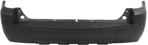 Textured Rear Bumper Cover for 2005-2007 Ford Escape, Excluding Limited/XLT No Boundaries, and without Fender Flares, Replacement
