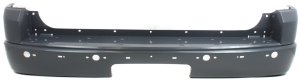 Rear Bumper Cover for Ford Explorer 2002-2006, Primed (Ready to Paint), with Rear Object Sensor Hole, with Sport Package, Replacement