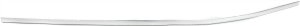 Rear Bumper Molding for Ford Grand Marquis 1998-2003, Right (Passenger) = Left (Driver), Chrome, Plastic, Replacement