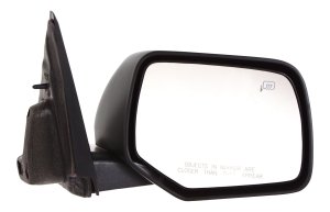 Power Mirror for Ford Escape 2008-2012 Right (Passenger), Manual Folding, Heated, Textured, without Auto Dimming, Blind Spot Detection, Memory, and Signal Light, Replacement