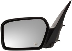 Power Mirror for 2006-2010 Ford Fusion and 2006-2009 Mercury Milan, Left (Driver), Non-Folding, Heated, Paintable/Textured, 2 Caps without Puddle Light, Excludes Hybrid Model, Replacement