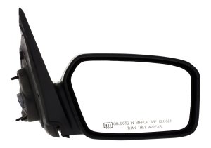 Power Mirror for Ford Fusion 2006-2010/Mercury Milan 2006-2009, Right (Passenger), Non-Folding, Heated, Paintable/Textured, 2 Caps, without Puddle Light, Excludes Hybrid Model, Replacement
