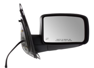 Power Mirror for Ford Expedition 2004-2006, Right (Passenger) Side, Non-Towing, Manual Folding, Heated, Paintable, without Auto Dimming, Blind Spot Detection, Memory, and Signal Light, Replacement