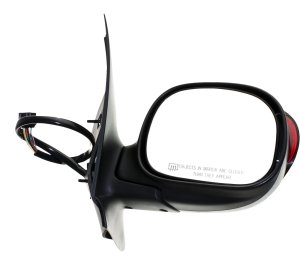 Power Mirror for Ford Expedition 2000-2000, Lincoln Navigator 2000-2002, Right (Passenger), Non-Towing, Manual Folding, Heated, Paintable, with In-housing Signal Light and Memory, without Auto Dimming and Blind Spot Detection, Replacement