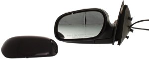 Power Mirror for 2009-2011 Ford Crown Victoria/Grand Marquis, Left (Driver), Manual Folding, Heated, Paintable, without Auto Dimming, Blind Spot Detection, Memory, with Signal Light, Replacement
