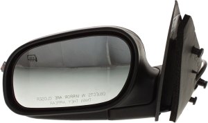 Power Mirror for 2009-2011 Ford Crown Victoria/ Mercury Grand Marquis, Left (Driver), Manual Folding, Heated, Paintable, without Auto Dimming, Blind Spot Detection, Memory, and Signal Light, Replacement