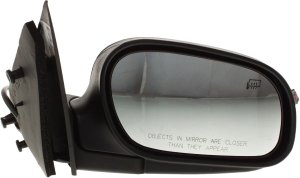 Power Mirror for Ford Crown Victoria/Grand Marquis 2009-2011, Right (Passenger), Manual Folding, Heated, Paintable, without Auto Dimming, Blind Spot Detection, Memory, with Signal Light, Replacement