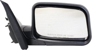Right (Passenger) Power Mirror for Ford Edge 2008, Manual Folding, Non-Heated, Textured Surface, without Auto Dimming, Blind Spot Detection, Memory, and Signal Light, Replacement