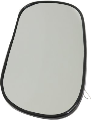Mirror Glass with Backing Plate for Ford Crown Victoria (1997-2011), Mercury Grand Marquis (1997-2011), Marauder (2003-2004), Left (Driver), Non-Heated, Replacement
