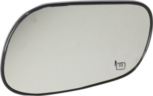 Heated Mirror Glass with Backing Plate for Ford Crown Victoria/Grand Marquis (2002-2011) / Marauder (2003-2004), Left (Driver), Replacement
