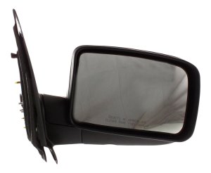 Right (Passenger) Side Mirror for Ford Expedition 2005-2006, Non-Towing, Power Adjustable, Manual Folding, Non-Heated, Paintable, without Auto Dimming, Blind Spot Detection, Memory, and Signal Light, Replacement