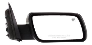Power Mirror for Ford Flex 2009-2012, Right (Passenger), Manual Folding, Heated, Paintable, without Memory and Puddle Light, Replacement