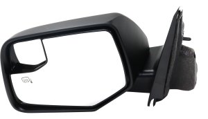 Power Mirror for Ford Escape/Mercury Mariner 2008-2012, Left (Driver), Manual Folding, Heated, Paintable, with Blind Spot Glass, without Auto Dimming, Memory and Signal Light, Replacement